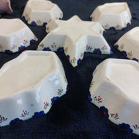 Thumbnail for Ceramic Floral Yellow Star Dish Set – Turkish Style 7-Piece Decorative Handmade9