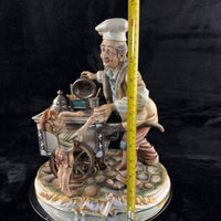 Thumbnail for Rare Capodimonte N Crown Italian Figurine M. Lory Ice Cream Large Seller 12