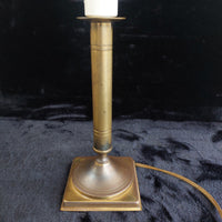 Thumbnail for Vintage Brass Lamp Table Patina EU Plug 915gr Classic 12