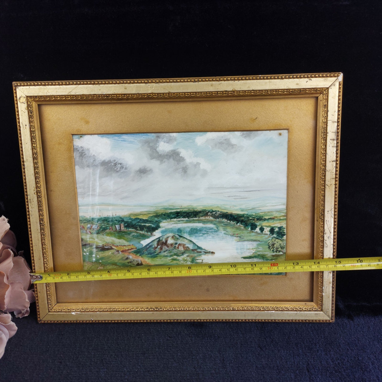1882 J. Middleton Painting Landscape “Duddingston Loch from the Queen’s Drive"3