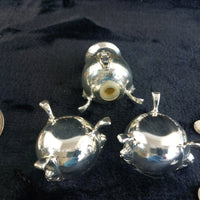 Thumbnail for England Silver Plated Condiment Set 4.5