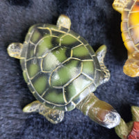 Thumbnail for Turtle Figurine Lot Collection 6 Good Resin Wood ceramic Carved Mallorca bundle3