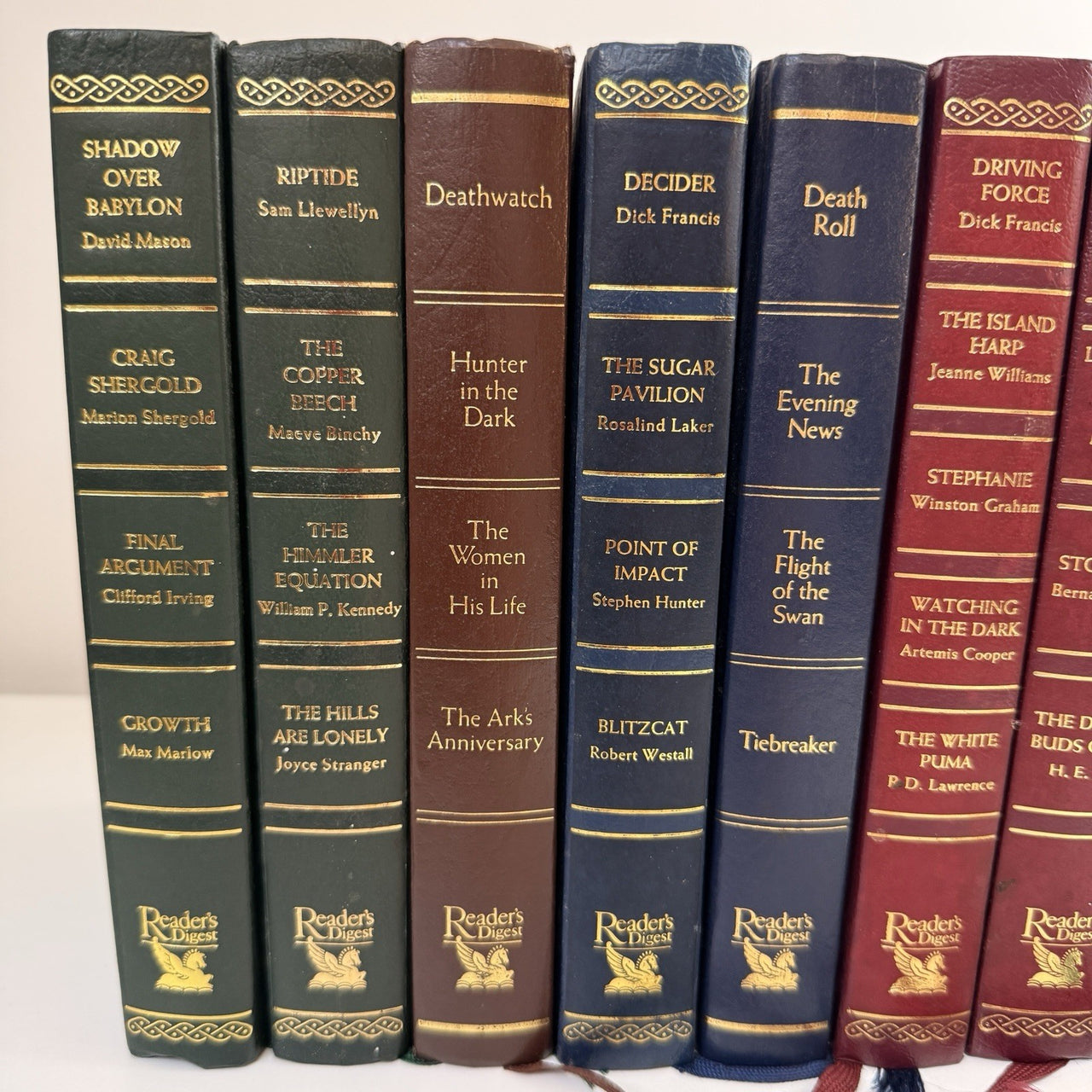 Reader’s Condensed Digest Books Set x9 Mixed Fiction Thrillers Drama Shelf Decor4