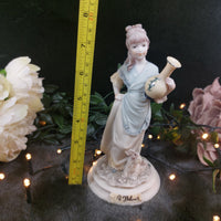 Thumbnail for Rare Stunning A Belcari Capodimonte Porcelain Italian Signed Figurine Italy 19872