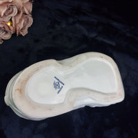 Thumbnail for Maryleigh Pottery Floral Boot Vase Gilded Staffordshire 12