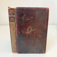 Thumbnail for Collins Days Last of Pompeii Lord Lytton Antique Red Leather Gilt Spine 1890s11