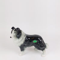 Thumbnail for Vintage Nelson Staffordshire Ceramic Collie Figurine 1960s Collie bookshelf deco2
