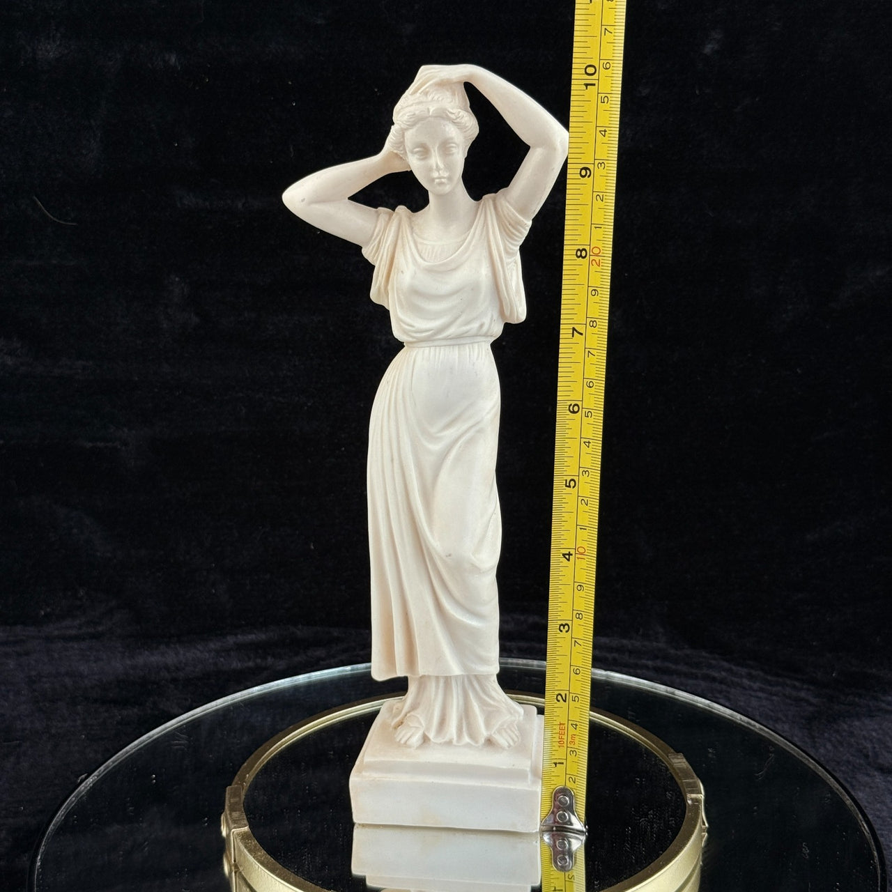 Classical Greek Style Female Figurine gift 22cm Resin Venus Ivory Look Sculpture9