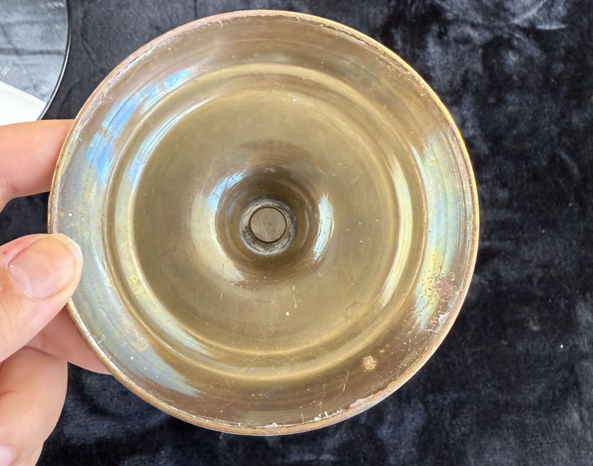 Vintage Brass Candelabra  Four Arm Candlestick Holder14