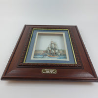 Thumbnail for Framed 3D Art H.M.B. Endeavour  Refit Handcrafted  Signed by Freeman Whitby12