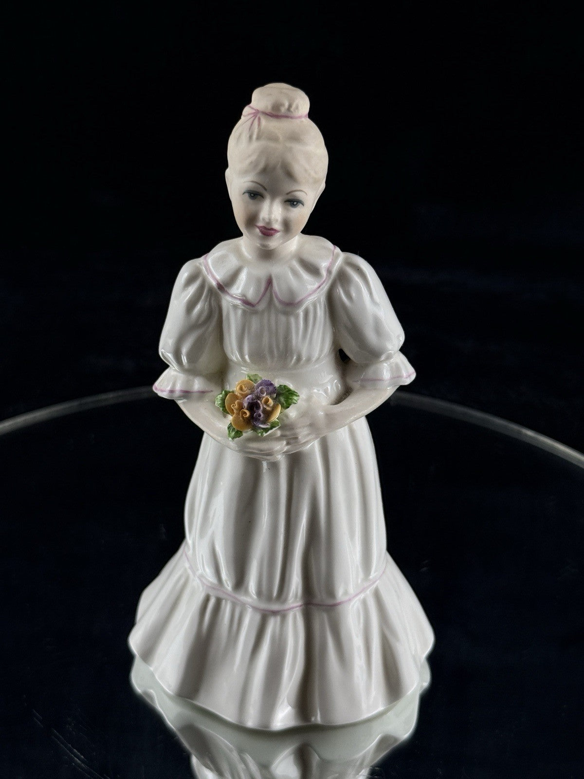 Coalport The Bridesmaid Bone China Figurine Hand Decorated England 6in2