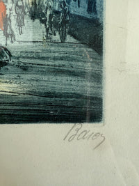 Thumbnail for Parisian Street Scene Watercolors -Etchings by 