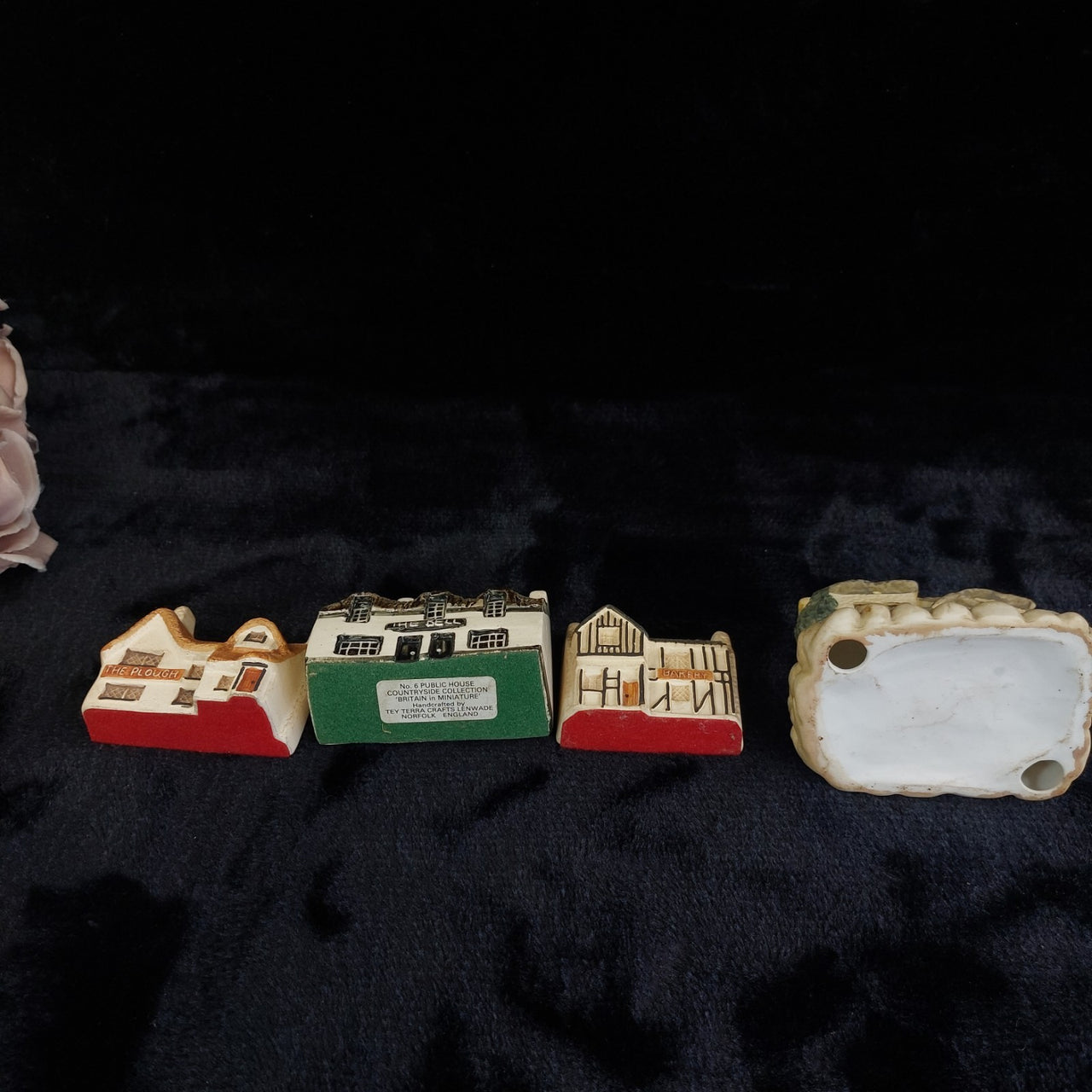 Miniature Bundle Pottery Cottage Tey Terra Crafts Set 4 Miniatures Britain 10