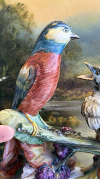 Thumbnail for Stunning Rare Giuseppe Armani Figurine Mother Bird Feeding 3 Chicks Signed Italy5