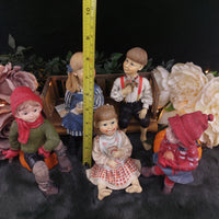Thumbnail for Candy Designs Rare Norway Children Figurines Set – Mixed Conditions, With Bench 20