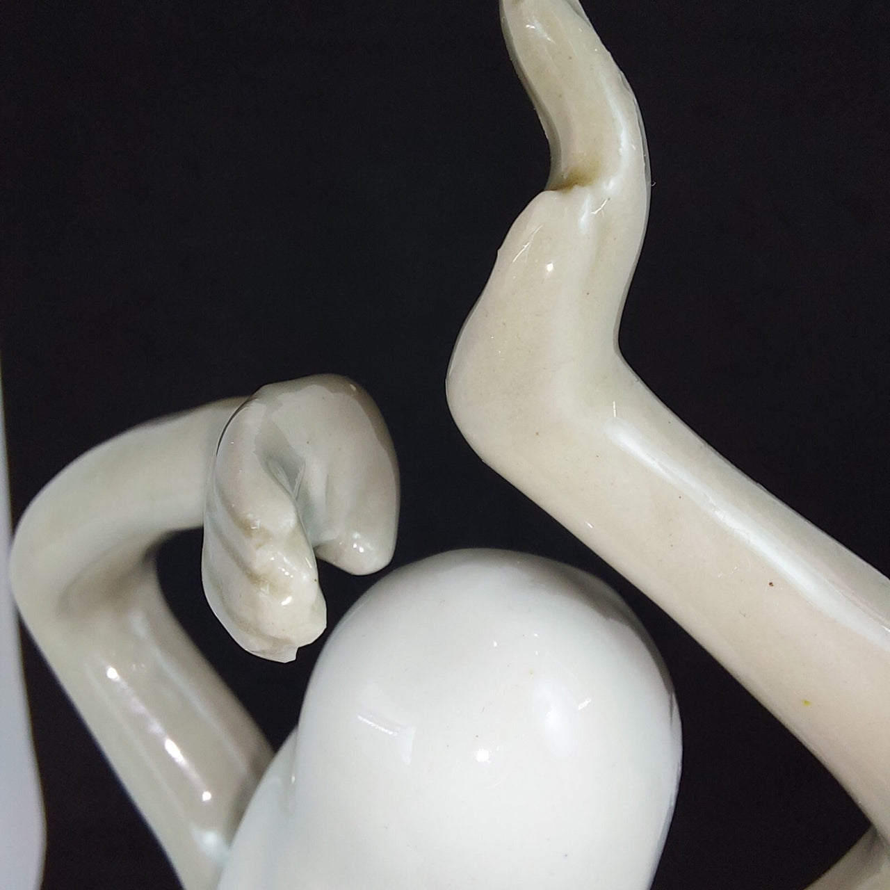 Possibly Antique Dancing Lady Figurine Porcelain Dancer Elegant Rare Vintage 11"21