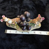 Thumbnail for Vintage Fine Border Arts Merrie Mice Figurine - 