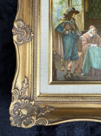 Thumbnail for Old Masters Style Print The Cardinals Move by F. M. Bennett Gold Framed Art7