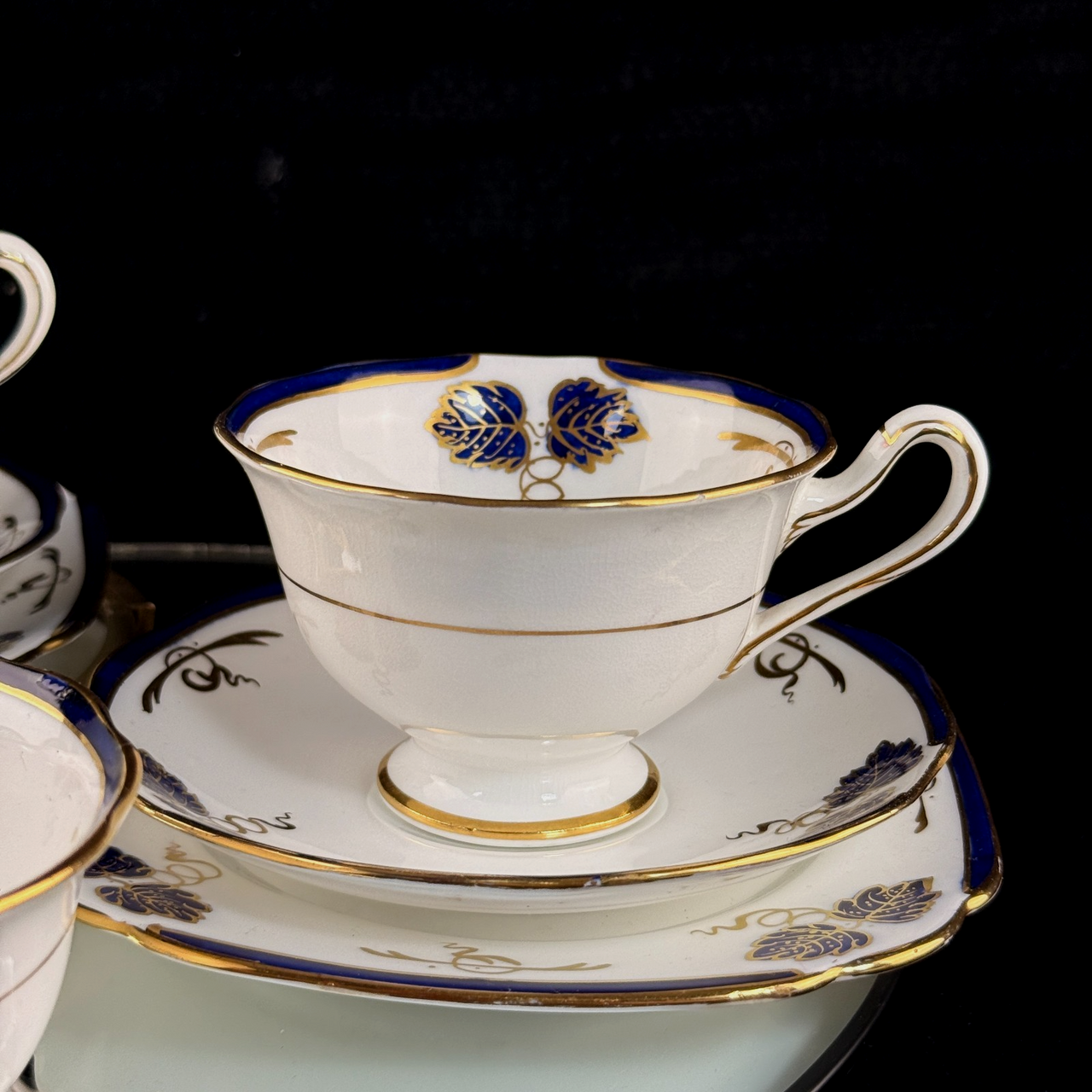 Royal Albert Rose Pink tea set of 3 &serving plate England stunning 7p tea set5