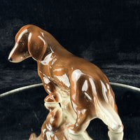 Thumbnail for Rosenthal Dachshund Porcelain Figurine 1950s Hand Painted 8in See The Pics6