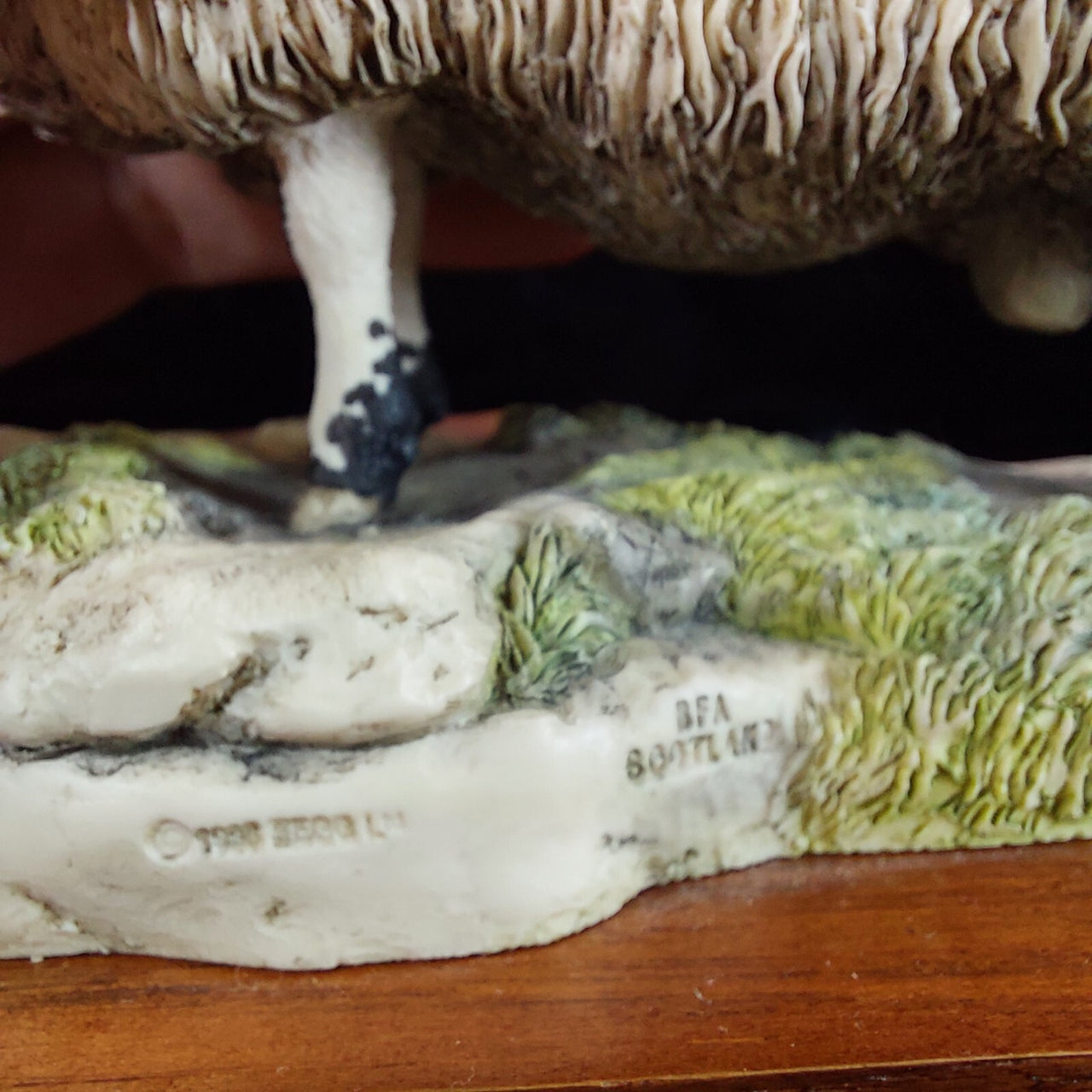 Border Fine Arts 1995 Black Faced Tup Figurine by Anne Wall The County Show9