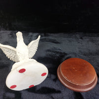 Thumbnail for Leonardo Golden Statue Eagle Sculpture Marble Resin 9” Figurine United Kingdom.7
