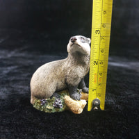 Thumbnail for Border Fine Arts Society Woodland Ramble Badger 2005 Figurine B0913 - 7cm Tall6