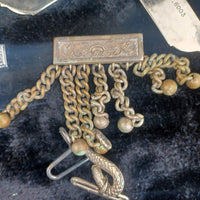 Thumbnail for Masonic Lodge Regalia Job Lot 845g – Past Master Jewel 1977 + Levels & Jew Chain4