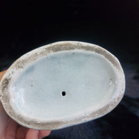 Thumbnail for Staffordshire antique Figurine Lady Rabbit Basket Porcelain Statue 10