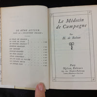 Thumbnail for Collection Le Médecin de Campagne by Honoré de Balzac 1930 Nelson Edition3