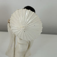 Thumbnail for Vintage Geisha Girl Figurines Pair 9” Ceramic Japan Style Kimono Parasol & Drum7
