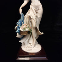 Thumbnail for Florence Armani Joy Figurine Of The Year Blue Dress w Box gift 2002 Porcelain12