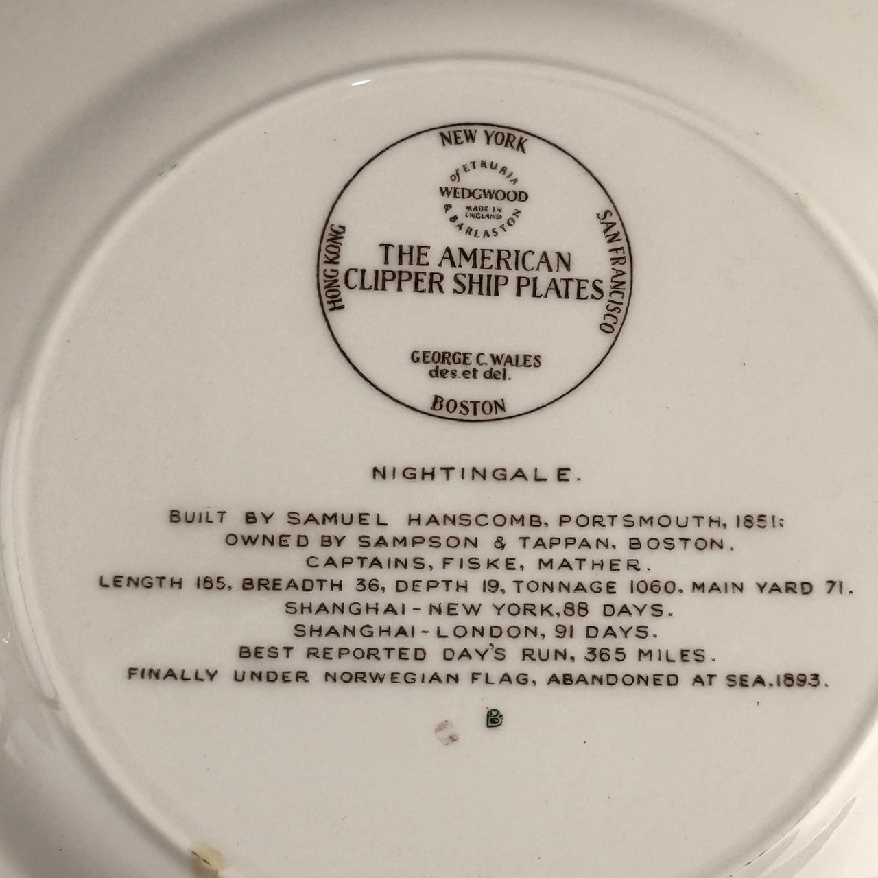 Wedgwood Ship Clipper & Cook Commemorative Plates Set x3 – Historic Maritime Art14