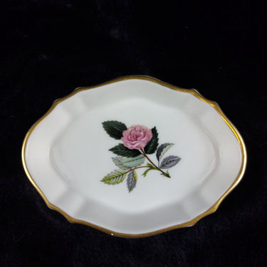 Wedgwood Hathaway Rose Bone China Pin Dish - calloped Edge 4.5