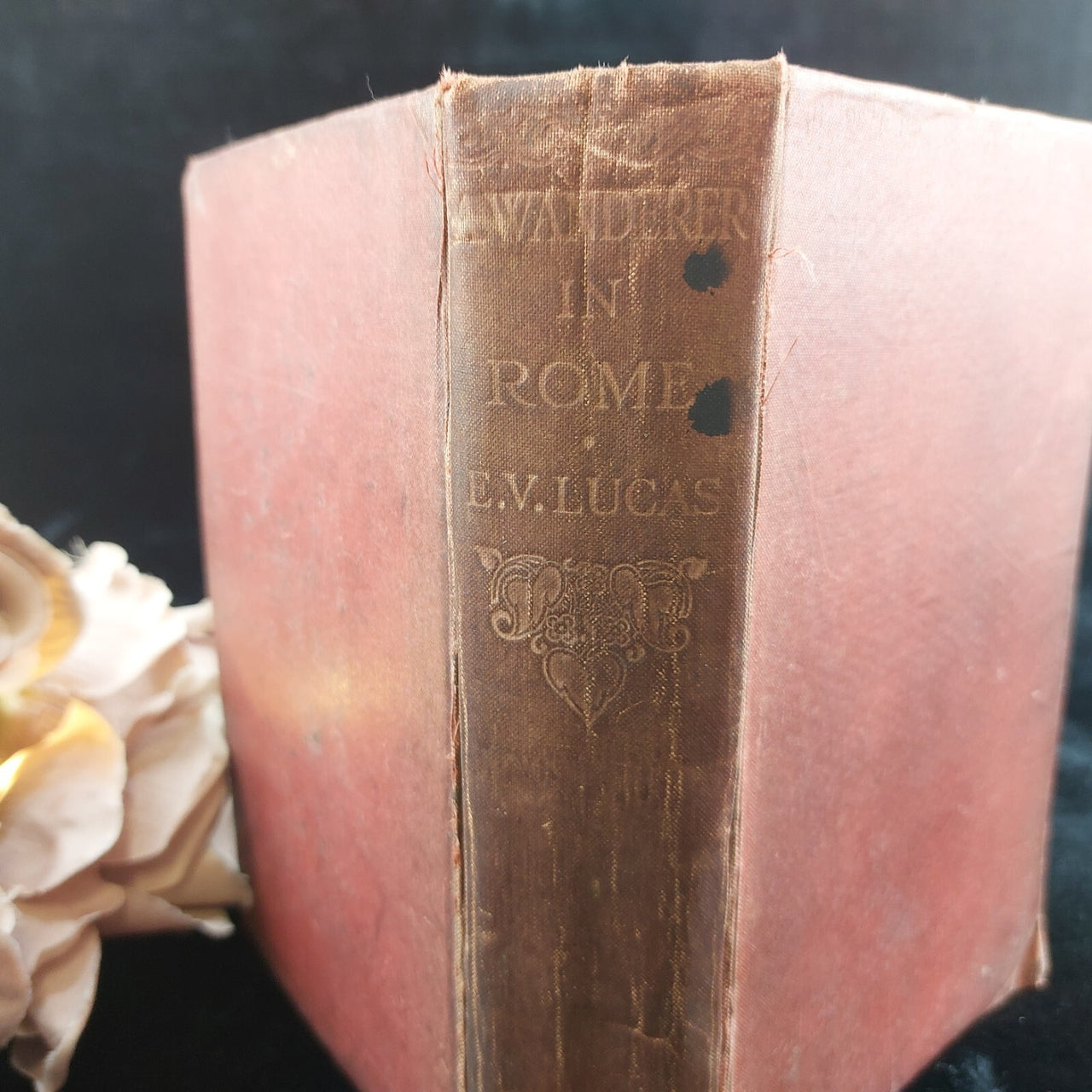 RARE 1936 Wanderer A in Rome by E.V. Lucas Ex-Library Methuen 4th Edition Fourth3