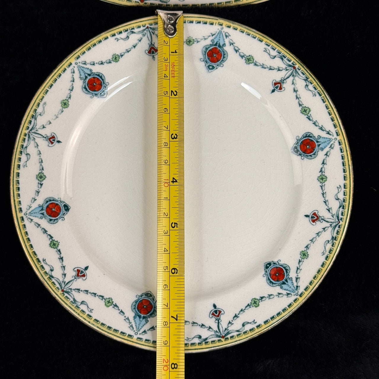 Lot of 4 Antique/Vintage Devon Ware (S. F. & Co.) "CECIL" 1204 plates Dishes12