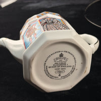 Thumbnail for Sadler I Elizabeth Teapot England 1588 Spanish Armada Crown Lid Rare Queen 606g10