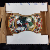 Thumbnail for Princess House Collector Plate 2000 tree with Frosty Friends Boxed xmas decor5