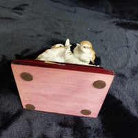 Thumbnail for G.Armani Twin Birds Figurine  Italian Capodimonte Porcelain Signed 6.5” gift11