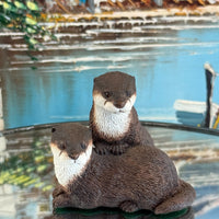 Thumbnail for Border Arts Fine Otter Figurine (