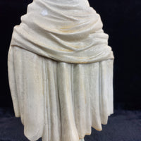 Thumbnail for Leonardo Collection Elegant Lady Figurine – Good 28 cm Gilded Blue Striped Cape.7
