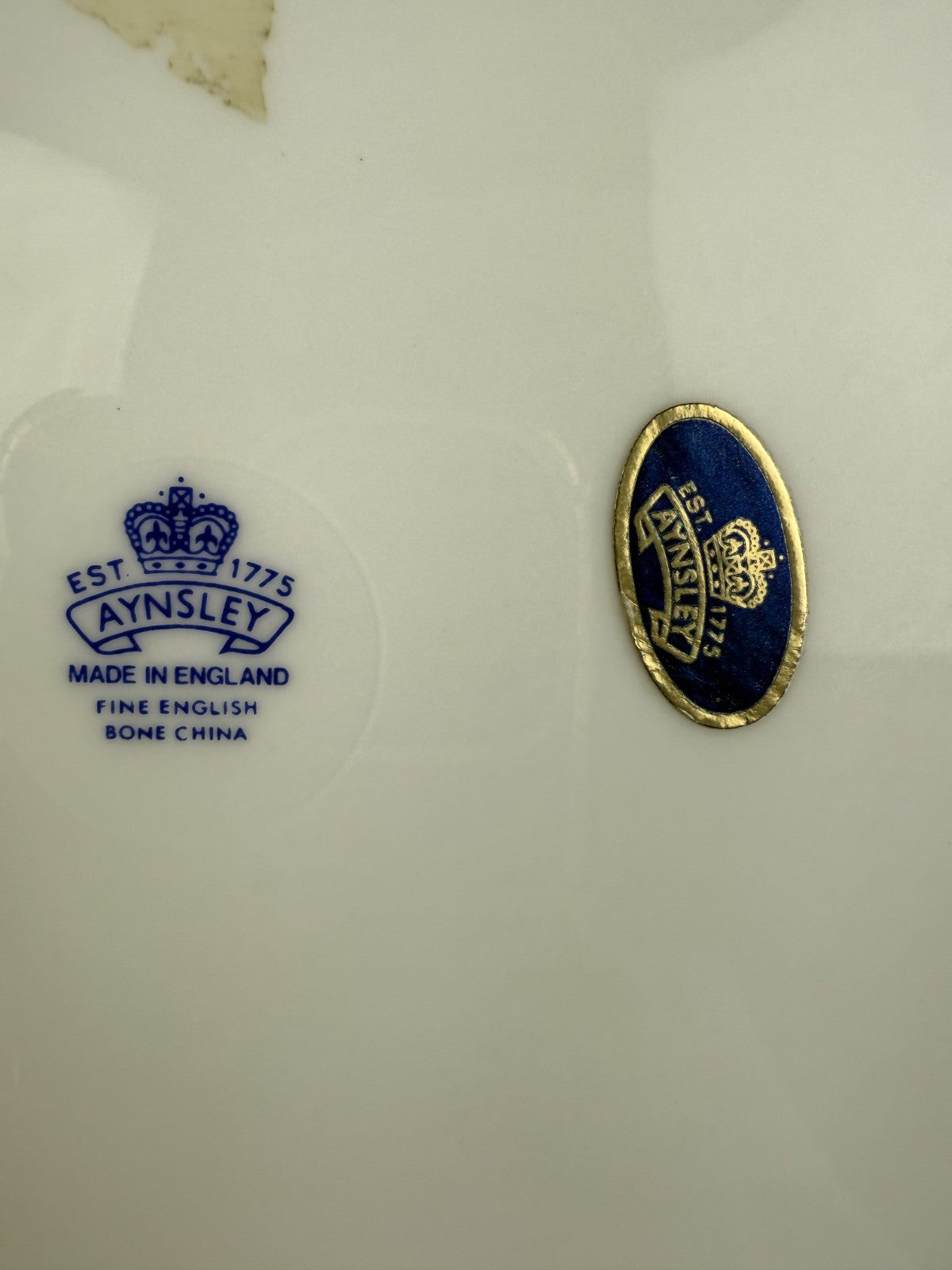 Rare Aynsley Royal Commemorative Plate prince Charles & Diana Wedding 1981 Gilt 8