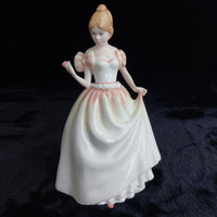 Thumbnail for Royal Doulton Good Gift of Love Figurine decor 8.5in Pink White 491g 1993 Nada 1