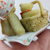 Thumbnail for 1995 Cherished Teddies Boxed Gift Violet Bloom Blessings 156280 Bear Flowers18