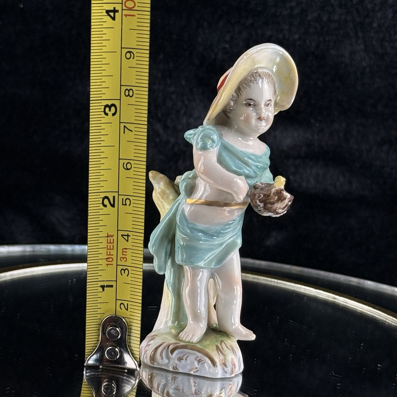 Antique Figurine Porcelain China Collectable Figure Marked Glazed German Girl11