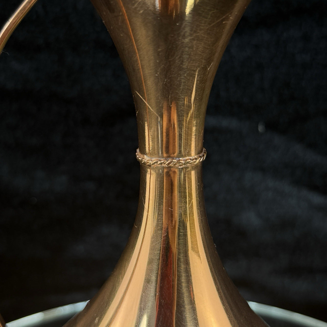 Vintage Copper Pitcher Vase 8.5" Mid-Century Modern Ewer Twisted Rope Neck Jug6