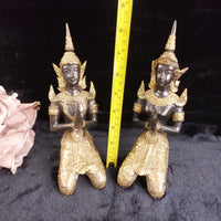 Thumbnail for Thai Bronze Kneeling Praying 8.5