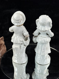 Thumbnail for antique figurine couple see the pics decor bookshelf collectables Unmarked White2