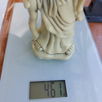 Thumbnail for Wise Asian Man Figurine Resin– Acceptable Worn Patina stone Look  7.5