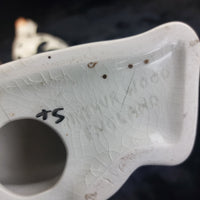 Thumbnail for Staffordshire Dog Figures Trio White Black , 7.5 in, 4.5 in Handpaint 9.5